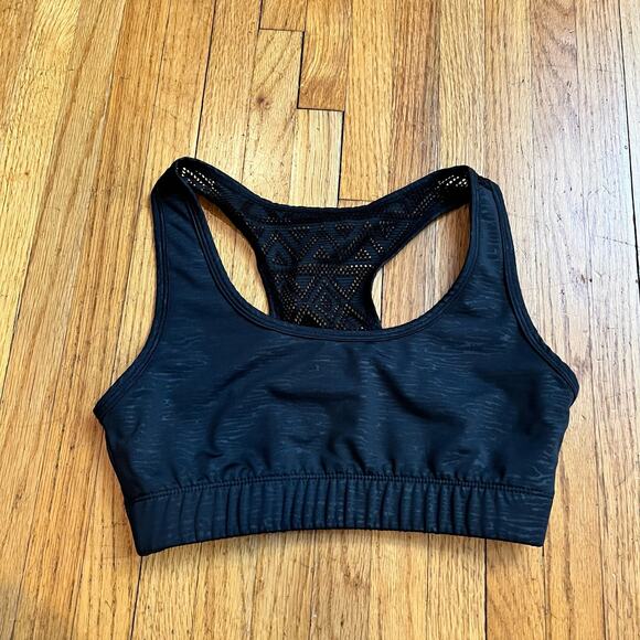 Zyia Sports Bra Womens Small Lace Black - Picture 1 of 7
